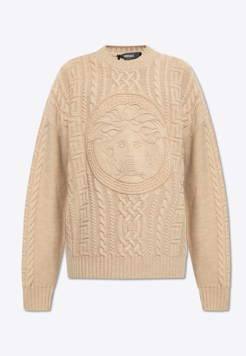 Medusa Head Knitted Sweater