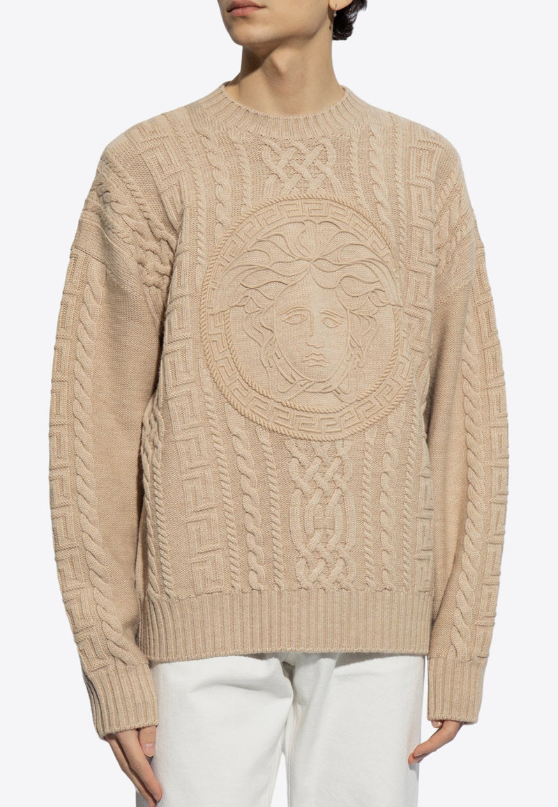 Medusa Head Knitted Sweater