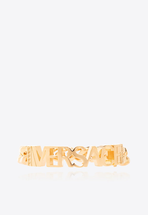 Logo Lettering and Chain Bracelet