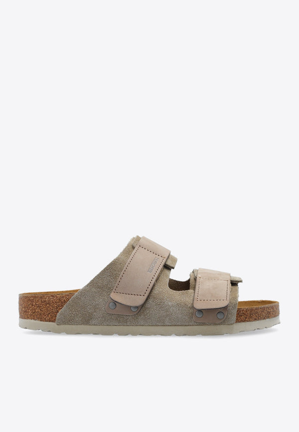 Uji Suede and Nubuck Leather Slides