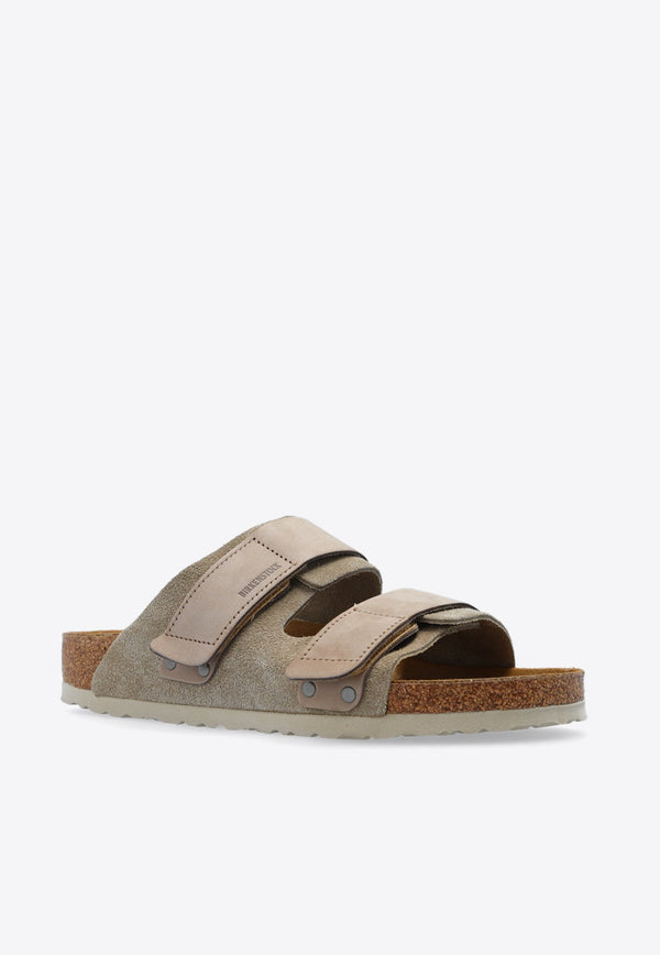 Uji Suede and Nubuck Leather Slides