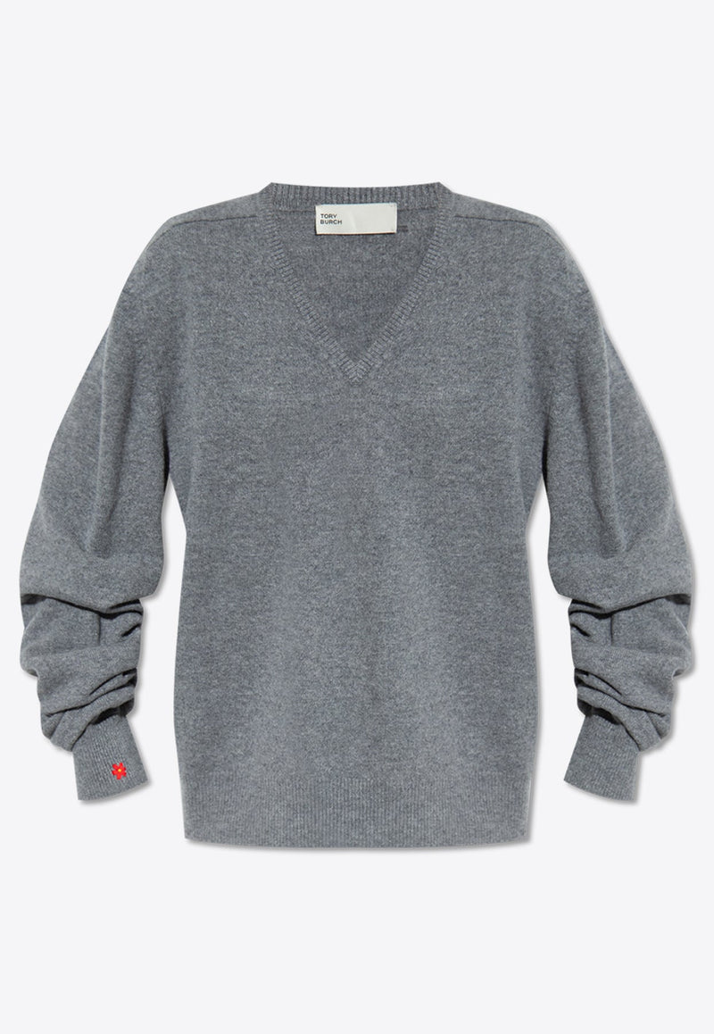 Essential V-neck Wool Sweater