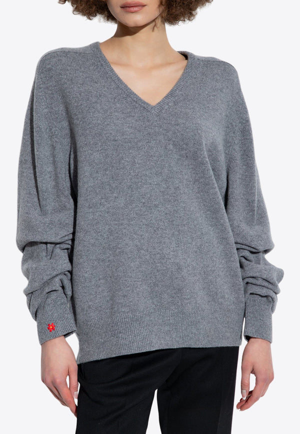 Essential V-neck Wool Sweater