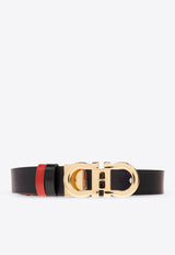 Gancini Reversible Leather Belt