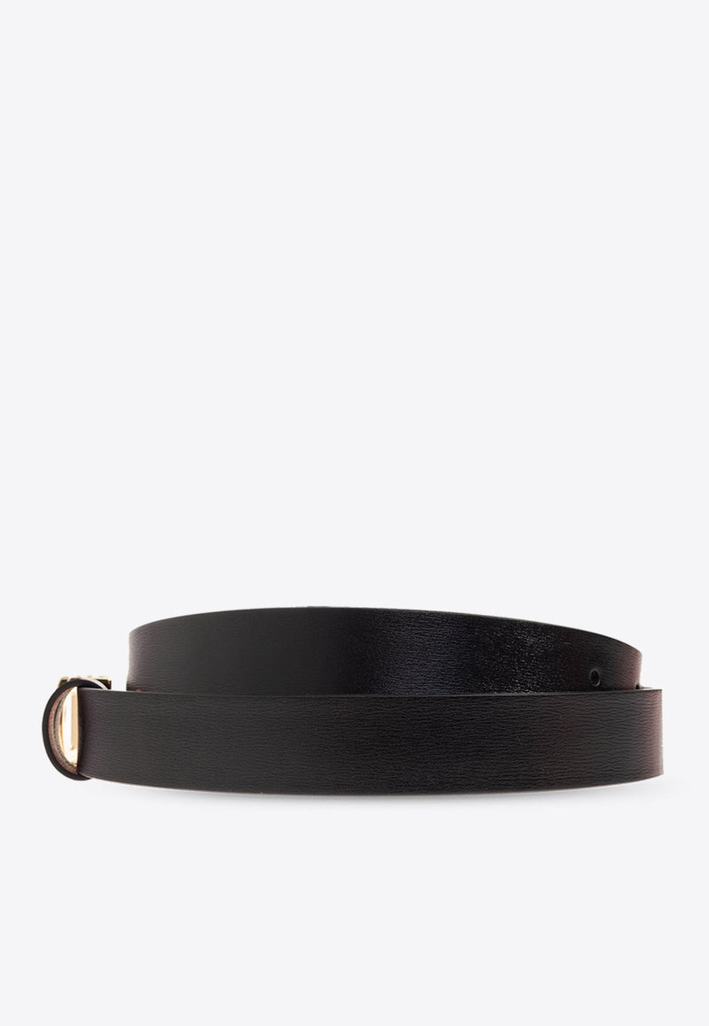 Gancini Reversible Leather Belt