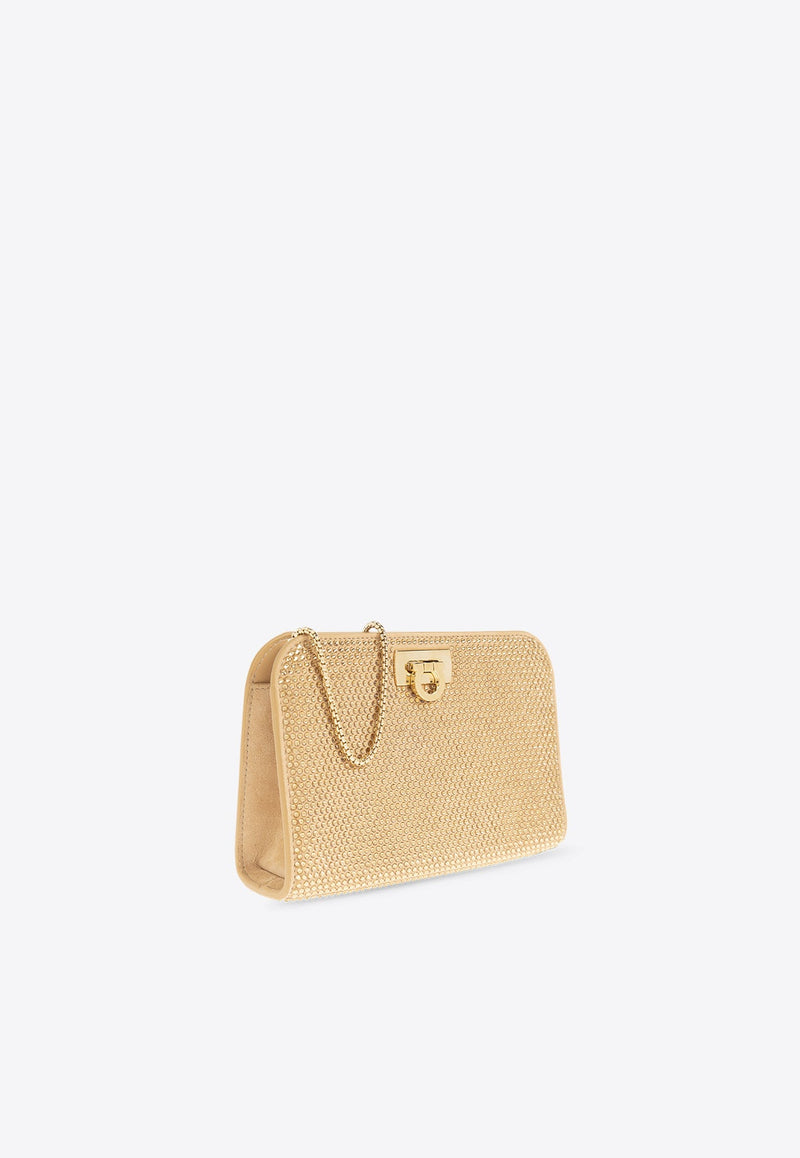 Mini Diana Suede Crossbody Bag