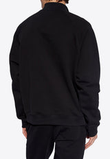 Half-Zip Long-Sleeved Sweatshirt