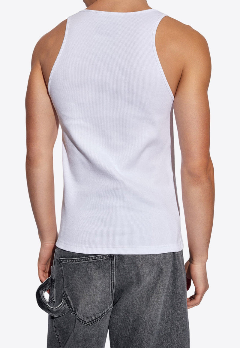 Logo Print Sleeveless Tank Top