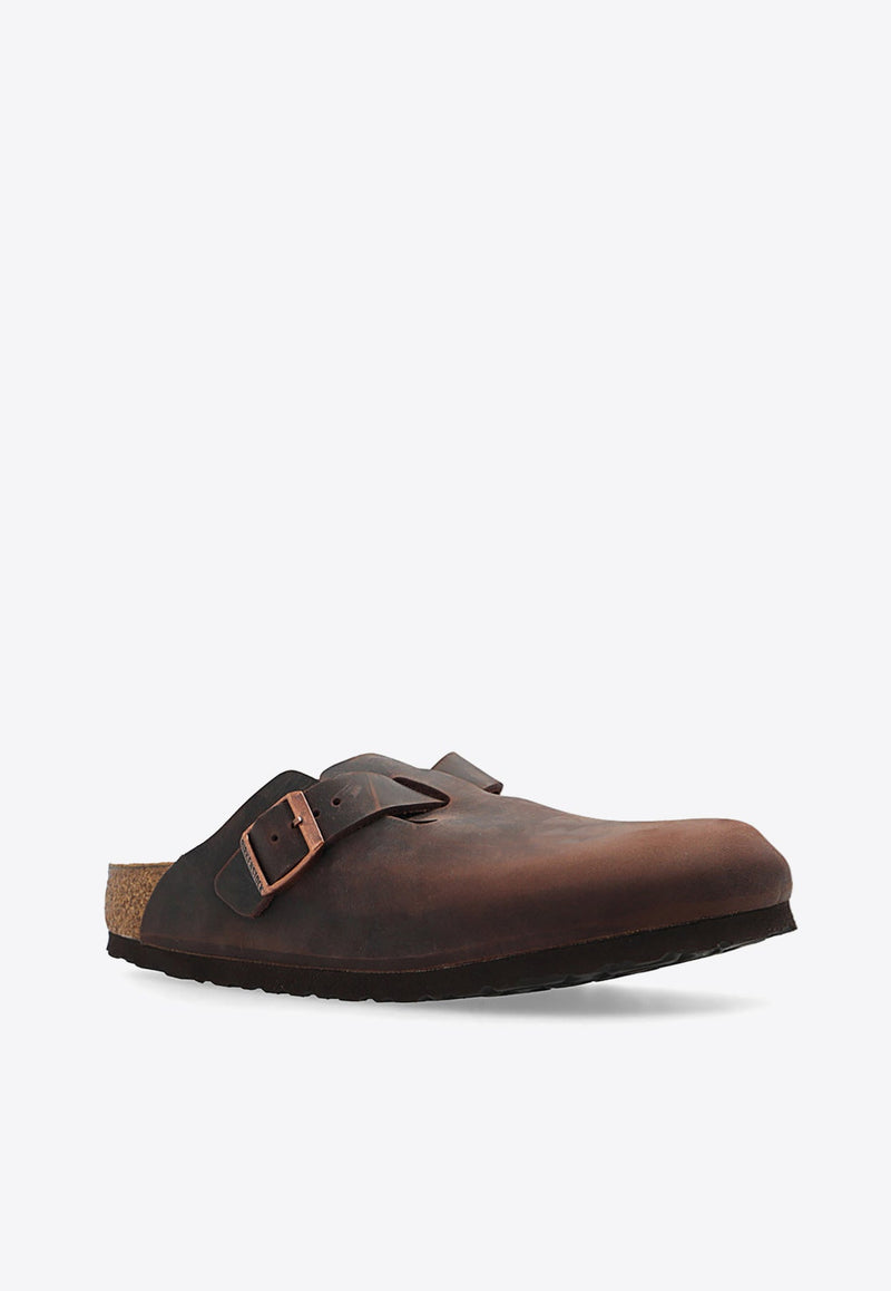 Boston Oiled Leather Mules