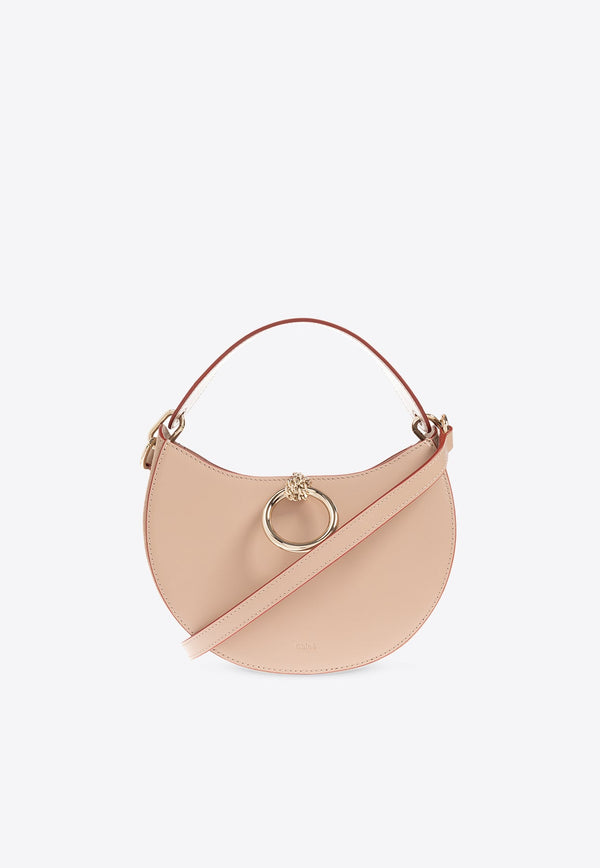 Small Arlene Calf Leather Shoulder Bag