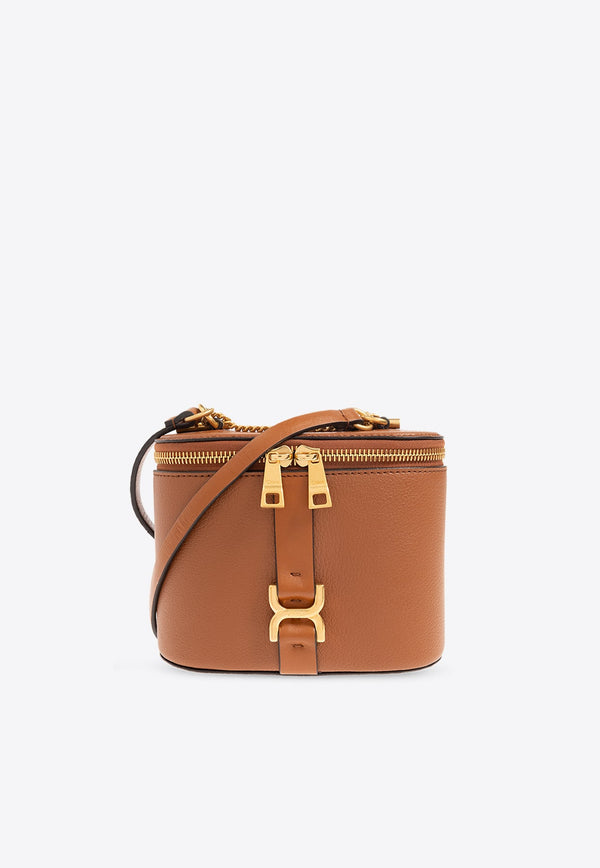 Mini Marcie Grained Leather Shoulder Bag