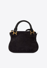 Medium Marcie Suede Shoulder Bag