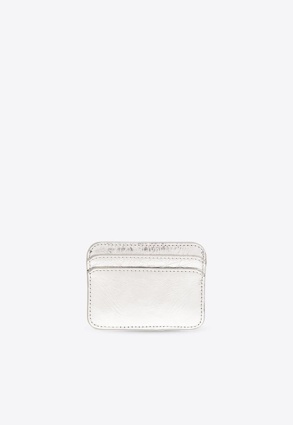 Marcie Metallic Leather Cardholder