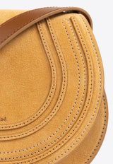 Small Marcie Suede and Leather Crossbody Bag