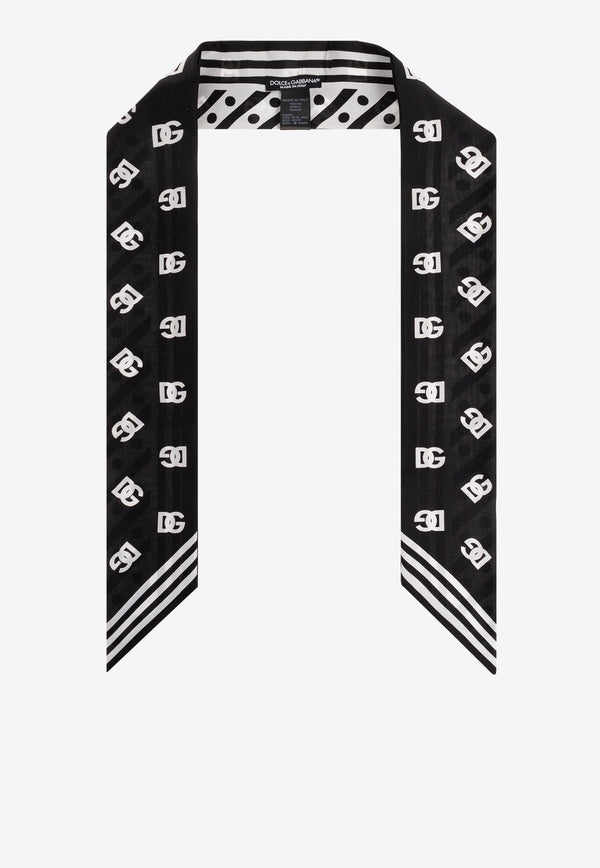 DG Logo Silk Neckerchief