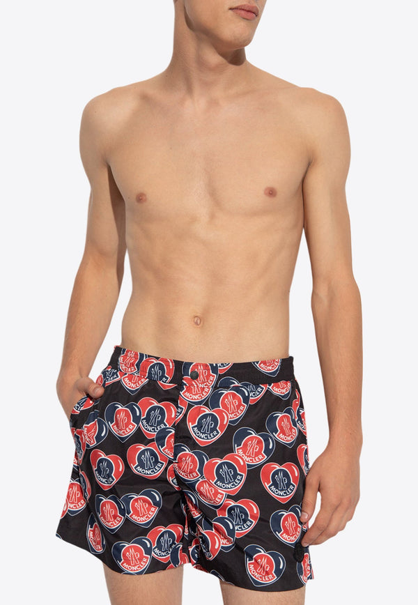 Logo Print Swim Shorts