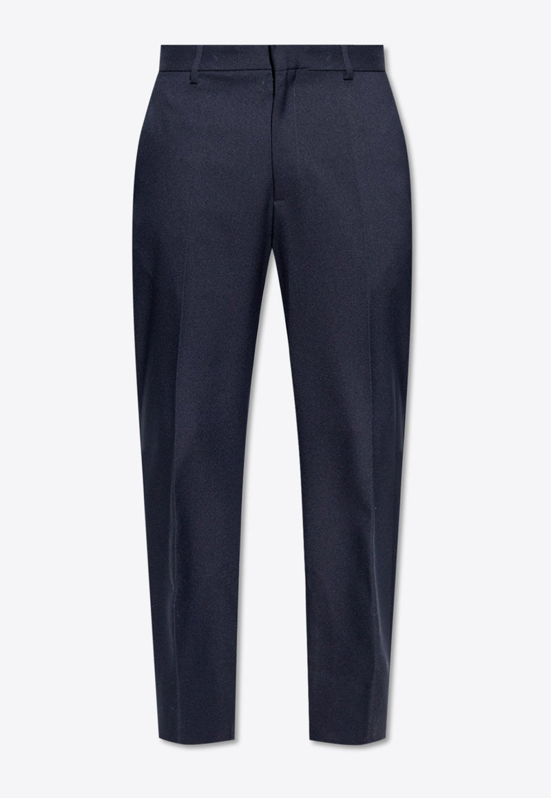 Tapered-Leg Tailored Pants