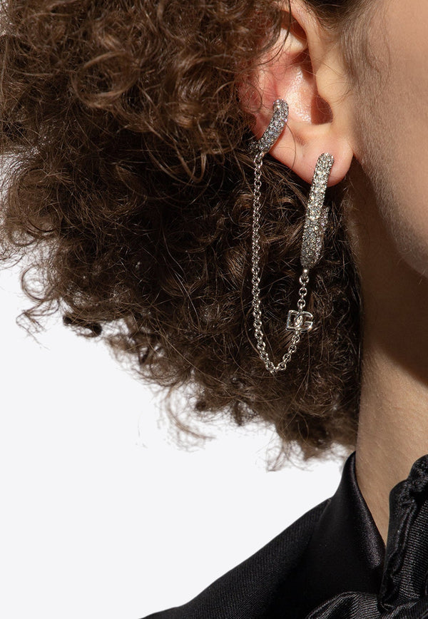 Crystal Embellished Single Ear Cuff