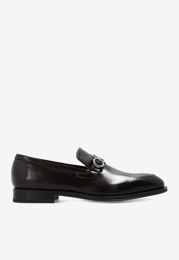 Finley Gancini Leather Loafers