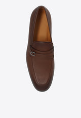 Desio Gancini Leather Loafers