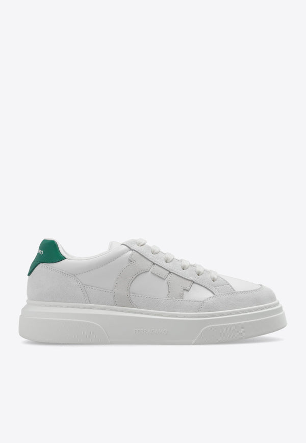 Cassina Leather and Suede Sneakers