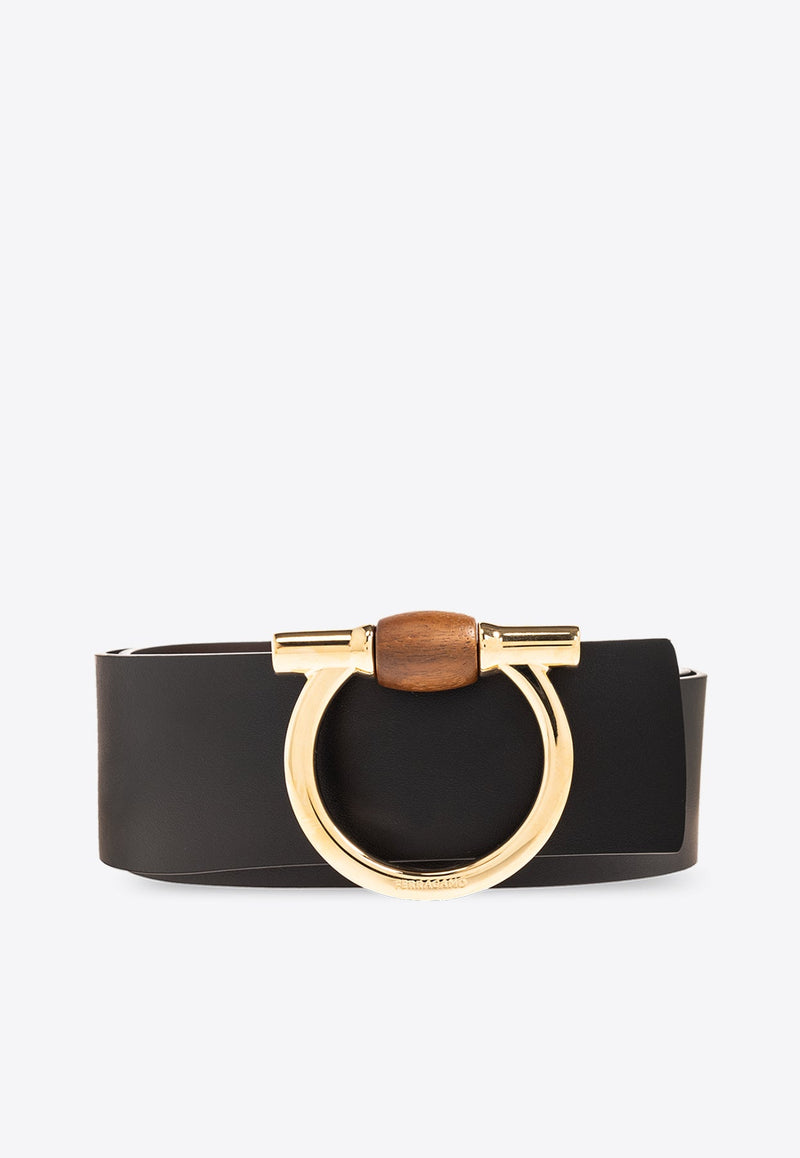 Reversible Logo Leather Belt