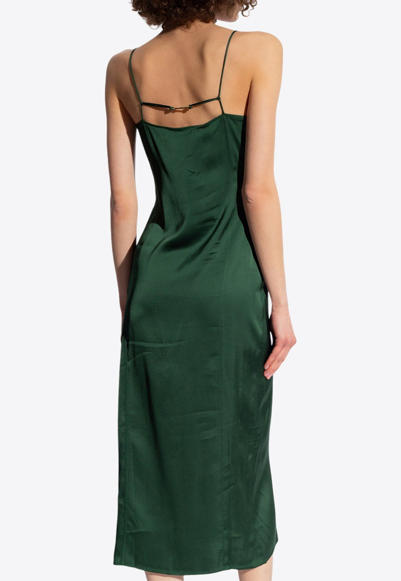 Notte Slip Satin Midi Dress