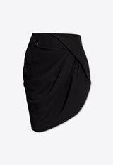 Saudade Asymmetrical Mini Skirt