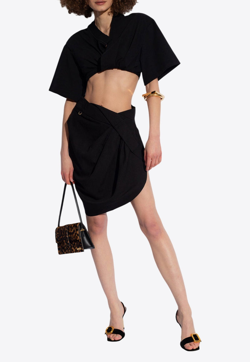 Saudade Asymmetrical Mini Skirt