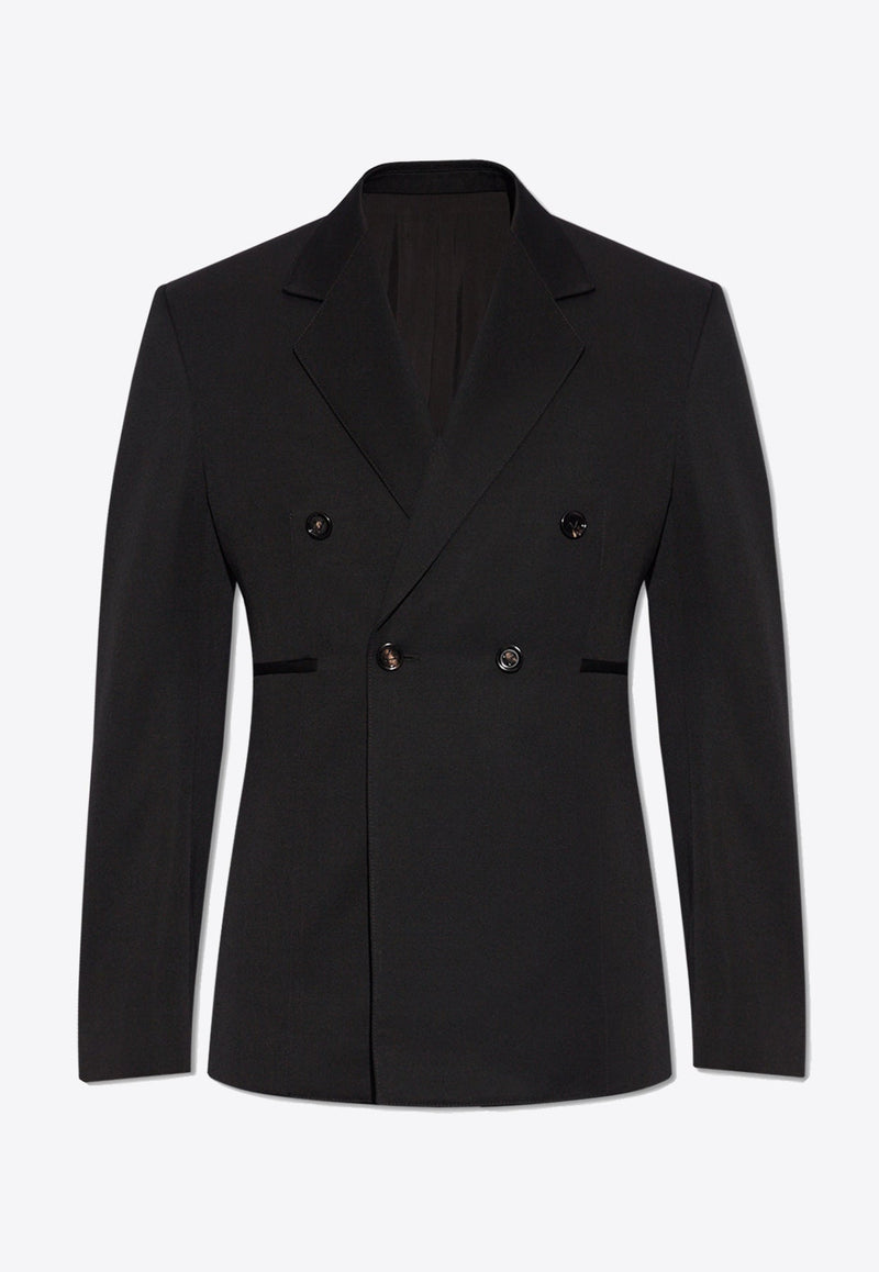 Double-Breasted Wool Blazer