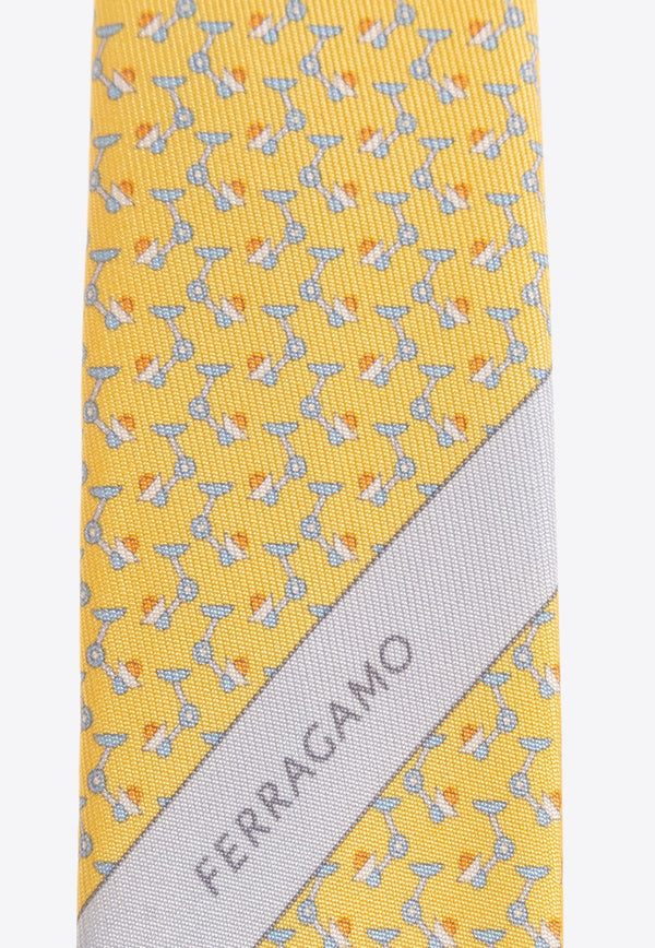 All-Over Print Silk Tie