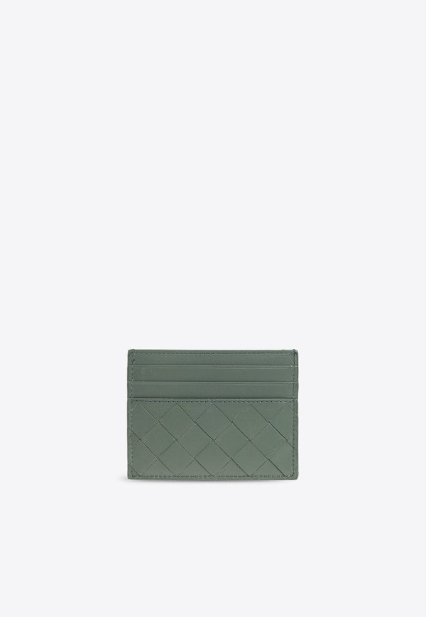 Intrecciato Leather Cardholder