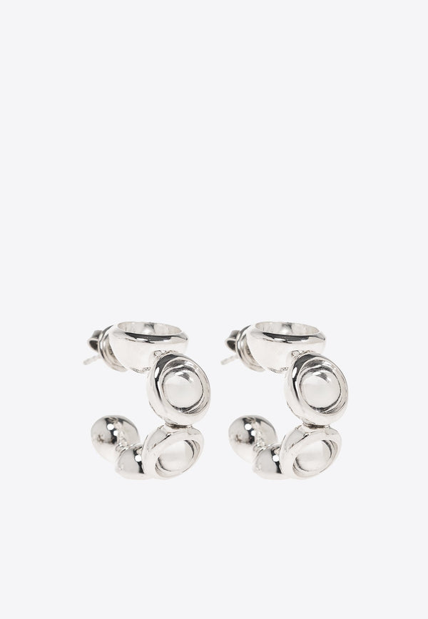 Concave-Shape Hoop Earrings