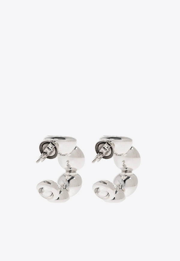 Concave-Shape Hoop Earrings