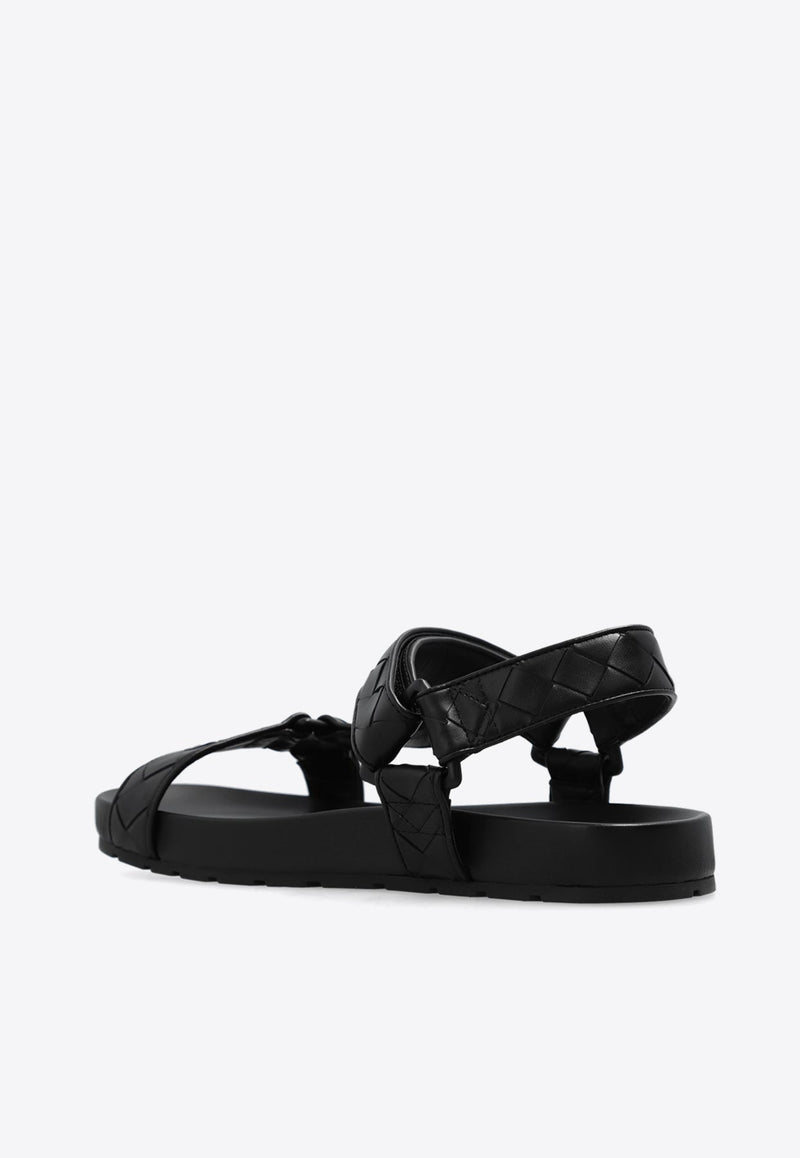 Trip Intrecciato Leather Sandals