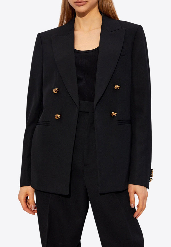 Double-Breasted Wool Blazer