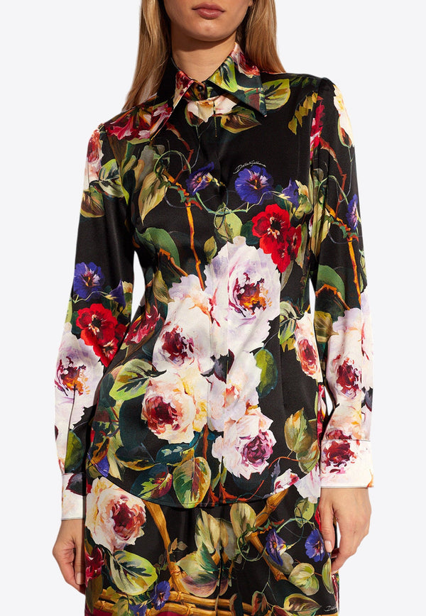 Rose Garden Silk Shirt