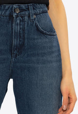 Logo Plaque Boyfriend Jeans