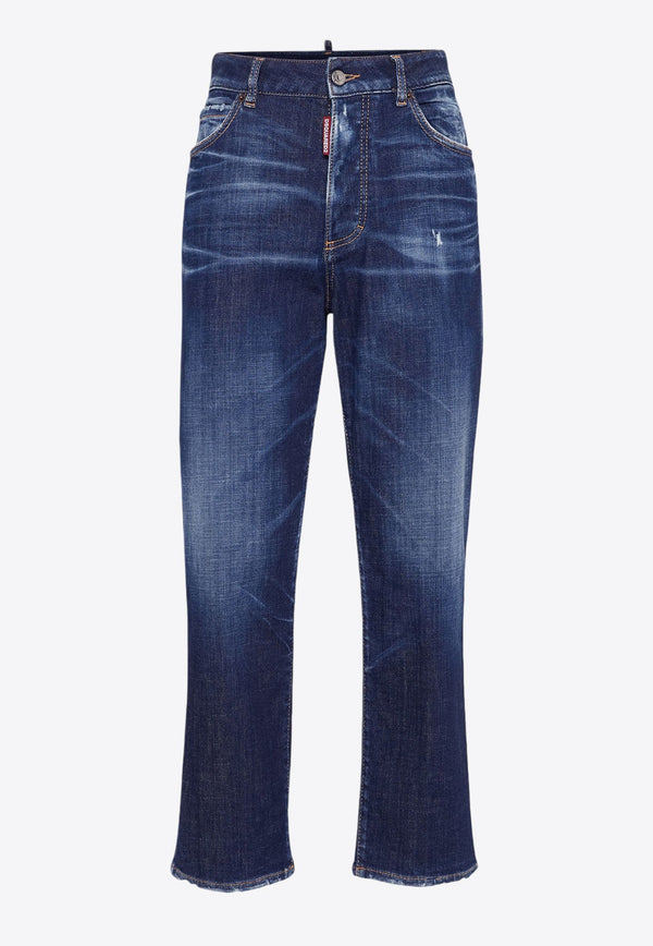 Boston Basic Wash Straight-Leg Jeans