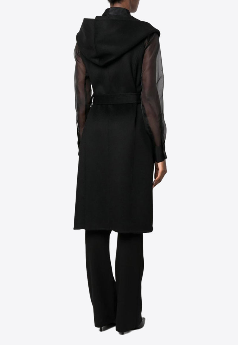 Leak Sleeveless Wool Coat