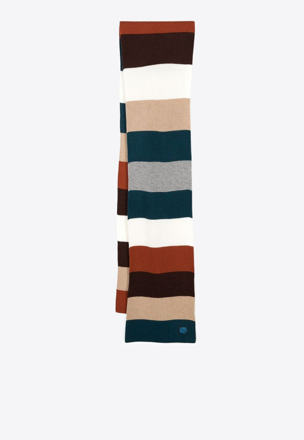 Preppy Striped Scarf