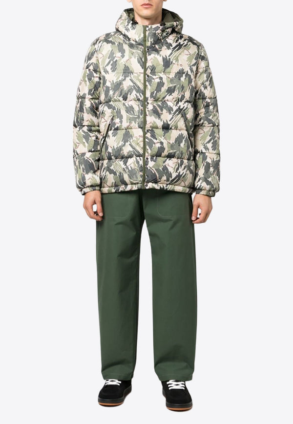 Camouflage Print Padded Jacket