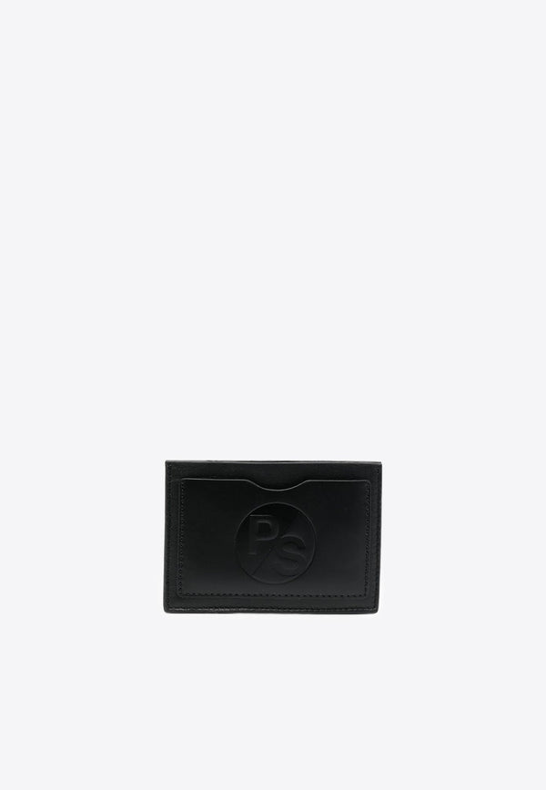 Debossed Logo Leather Cardholder