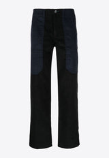 Straight-Leg Corduroy Pants