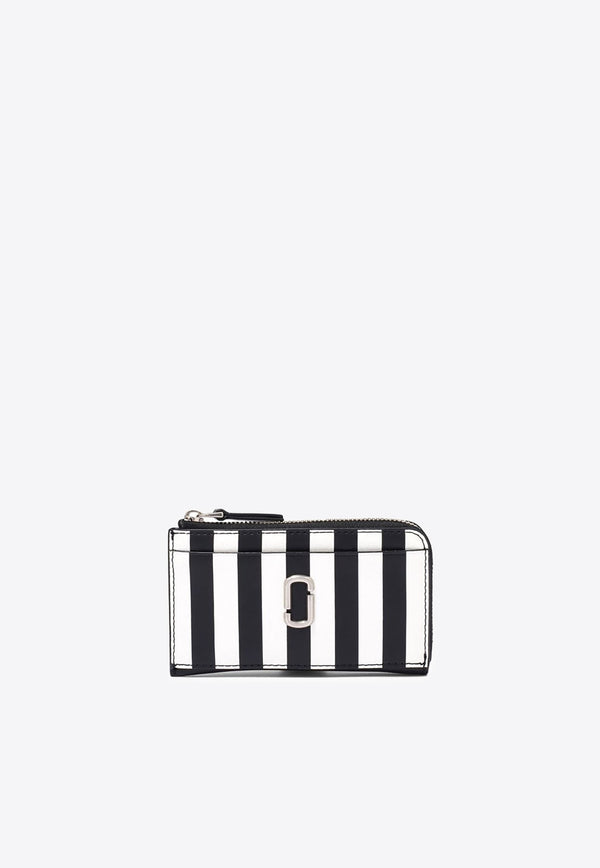 The Mini Stripe Zipped Wallet - Multicolor