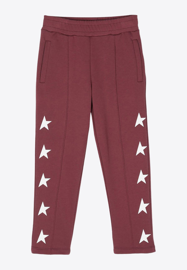 Boys Stars Print Track Pants