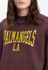 Logo Print College Sweatshirt