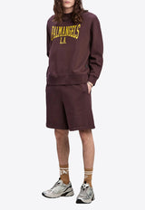 Logo Print College Sweatshirt