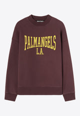 Logo Print College Sweatshirt