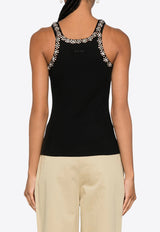 Crystal Embroidered Tank Top